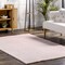 Nuloom Nia Tile Faux Rabbit Machine Washable Area Rug 2ft 6in x 8ft HJWR04F-2608 - alternate 2